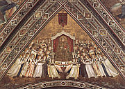 Giotto: Alegorie cnt - w. Franciszek w glorii