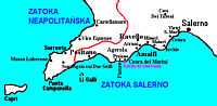 Mapa interaktywna Półwyspu Sorrento